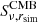 $ S^\mathrm{CMB}_{\nu ,r_{\rm sim}} $