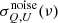 $ \sigma ^\mathrm{noise}_{Q,U}(\nu ) $