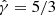 $ \hat\gamma=5/3 $