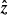 $ \boldsymbol{\hat{z}} $