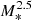 $ M_*^{2.5} $