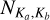 ${N_{{K_a},{K_b}}}$