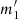 $ m_{1}^\prime $