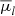 $ \overline\mu_{l} $