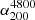 $ \alpha_{200}^{4800} $