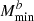 $ M_{\rm min}^b $