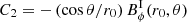 $ C_2 = - \left(\cos{\theta} / r_0 \right) B_{\phi}^{\mathrm{I}}(r_0,\theta) $