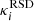 $ \kappa_i^{\rm RSD} $