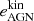 $ e_\mathrm{AGN}^\mathrm{kin} $
