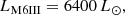 $$ \begin{aligned} L_{\rm M6III} = 6400\,L_\odot , \end{aligned} $$
