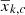 $ \overline{x}_{k,c} $