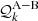 $ \mathcal{Q}_k^{\textrm{A}{-}\textrm{B}} $