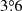 $ 3{{\overset{\circ}{.}}}6 $