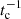 $ t_\mathrm{c}^{-1} $
