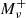 $ M_\nu^{+} $