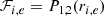 $$ \begin{aligned}&\mathcal{F} _{i,e} = P_{1,2}(r_{i,e})\end{aligned} $$