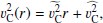 $$ \begin{aligned}&{v}_{\rm C}^2(r) = \widetilde{{v}_{\rm C}^2} r + \widehat{{v}_{\rm C}^2} \text{,} \end{aligned} $$