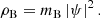 $$ \begin{aligned} \rho _{\rm B} = m_{\rm B}\left| \psi \right|^2. \end{aligned} $$