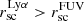 $ {r_{\mathrm{sc}}^{\mathrm{Ly\alpha}}} > {r_{\mathrm{sc}}^{\mathrm{FUV}}} $