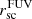 $ {r_{\mathrm{sc}}^{\mathrm{FUV}}} $