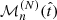 $ \mathcal{M}_n^{(N)}(\hat t) $