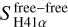 $S_{{\rm{H}}41\alpha}^{{\rm{free}} - {\rm{free}}}$