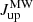 $ J_{\mathrm{up}}^{\mathrm{MW}} $