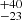 $ ^{+40}_{-23} $