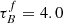 $ \tau_{B}^{f} = 4.0 $