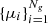 $ \{\mu_i\}_{i=1}^{N_g} $