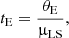 $$ \begin{aligned} t_\mathrm{E} = \frac{\theta _\mathrm{E} }{\upmu _{\mathrm{LS} }}, \end{aligned} $$