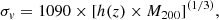 $$ \begin{aligned} \sigma _v = 1090 \times [h(z) \times M_{200}]^{(1/3)}, \end{aligned} $$
