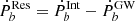$ \dot{P}_b^{\mathrm{Res}}=\dot{P}_b^{\mathrm{Int}}-\dot{P}_b^{\mathrm{GW}} $