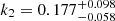 $ k_2=0.177^{+0.098}_{-0.058} $