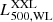 $ {L^{\mathrm{XXL}}_{500,\mathrm{WL}}} $