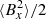 $ \langle B_x^2 \rangle/2 $