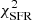 $ \chi^2_{\rm SFR} $