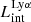 $ L_{\mathrm{int}}^{\mathrm{Ly}\alpha} $