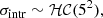 $$ \begin{aligned} \sigma _{\mathrm{intr}} \sim {\mathcal{HC} }(5^{2}), \end{aligned} $$