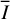 ${\bar I}$