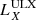 $ L_X^{\rm ULX} $