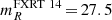 $ m_R^{\rm FXRT~14}\,{=}\,27.5 $
