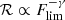 $ \mathcal{R}\propto F_{\mathrm{lim}}^{-\gamma} $