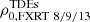 $ \rho_{\mathrm{0,FXRT~8/9/13}}^{\mathrm{TDEs}} $