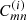 $ C_{mn}^{(i)} $