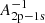 $ A^{-1}_{\mathrm{2p-1s}} $