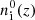 $ n_{\rm i}^0(z) $