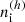 $ n^{(h)}_{\mathrm{i}} $