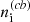 $ n^{(cb)}_{\mathrm{i}} $