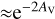 $ \approx {{\rm{e}}^{ - 2{A_{\rm{V}}}}}$